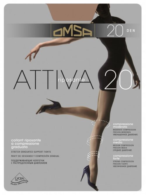 Pėdkelnės Omsa Attiva 20 XXL