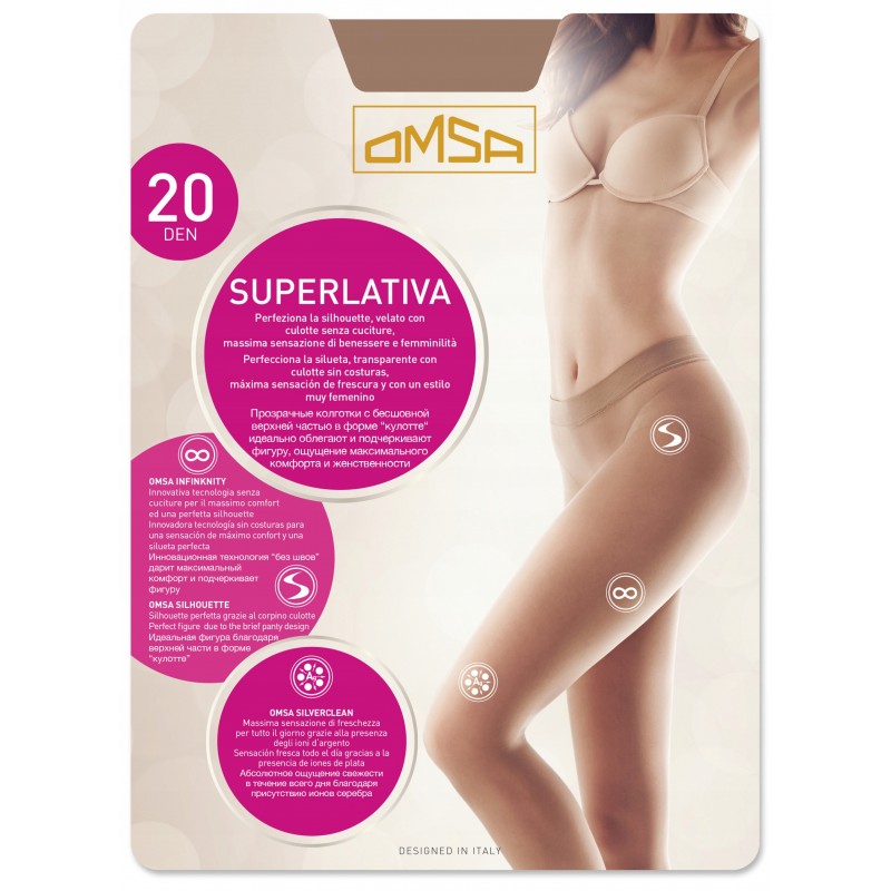 Pėdkelnės Omsa Superlativa 20